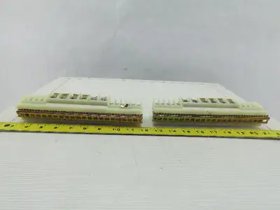 Allen Bradley 1492-CE White Clear Wire Terminal Fuse Holder With fuses Lot Of 42