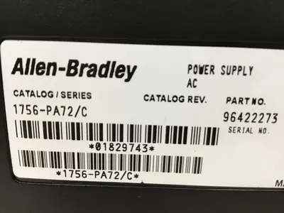 USED ALLEN BRADLEY 1756-PA72 SER C / A7