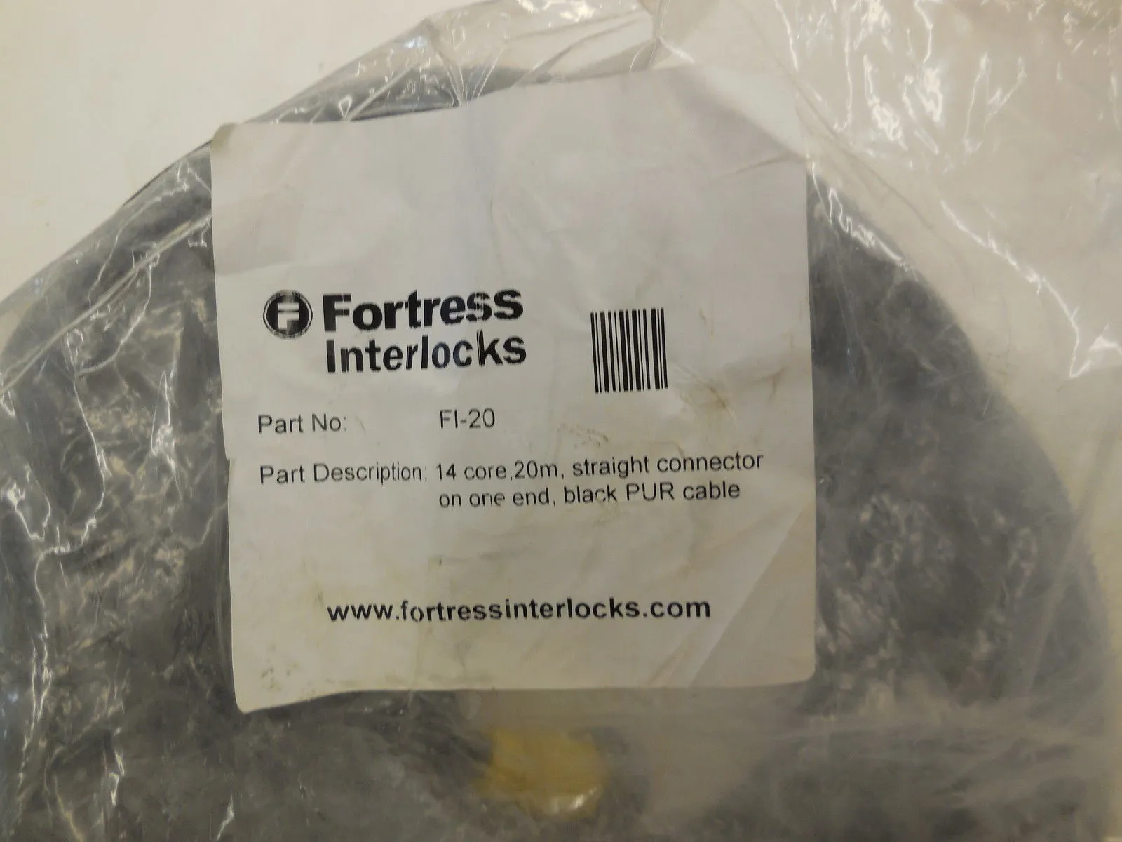 NEW FORTRESS INTERLOCKS FI-20 STRAIGHT CONNECTOR CABLE FI20