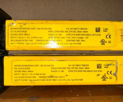 USED Banner SLSR30-900Q8 + SLSE30-900Q8