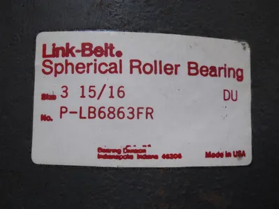 Link-Belt P-LB6863FR Pillow Block Spherical Bearing Housing 3-15/16" Bore Used