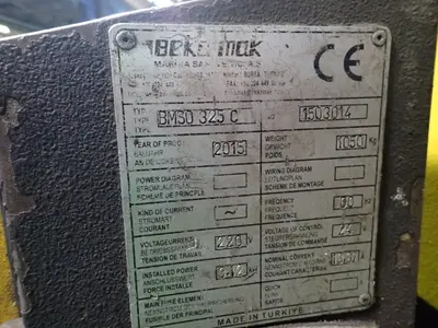 Used 2015 BEKO MAK BMSO 325 C Horizontal Band Saws Ohio US | HGR 24 #1175549