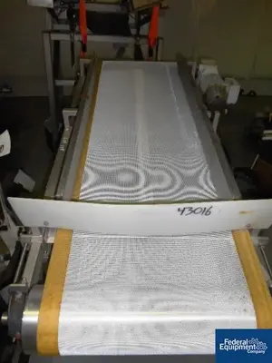 Unknown 19" X 60" INCLINED PERFORATED BELT CONVEYOR