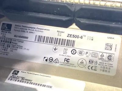 Used Zebra ZE500, ZE500-6 Label Printers Michigan US | Maverick Industrial Sales #1392056