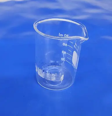 PYREX 40ML BEAKER, 100ML BEAKER, NO. 3140 CRYSTALLIZING DISH, & PETRI DISH COVER