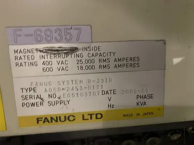 Used 2005 FANUC RJ3IB Robot Parts Michigan US | Aucto #1332145