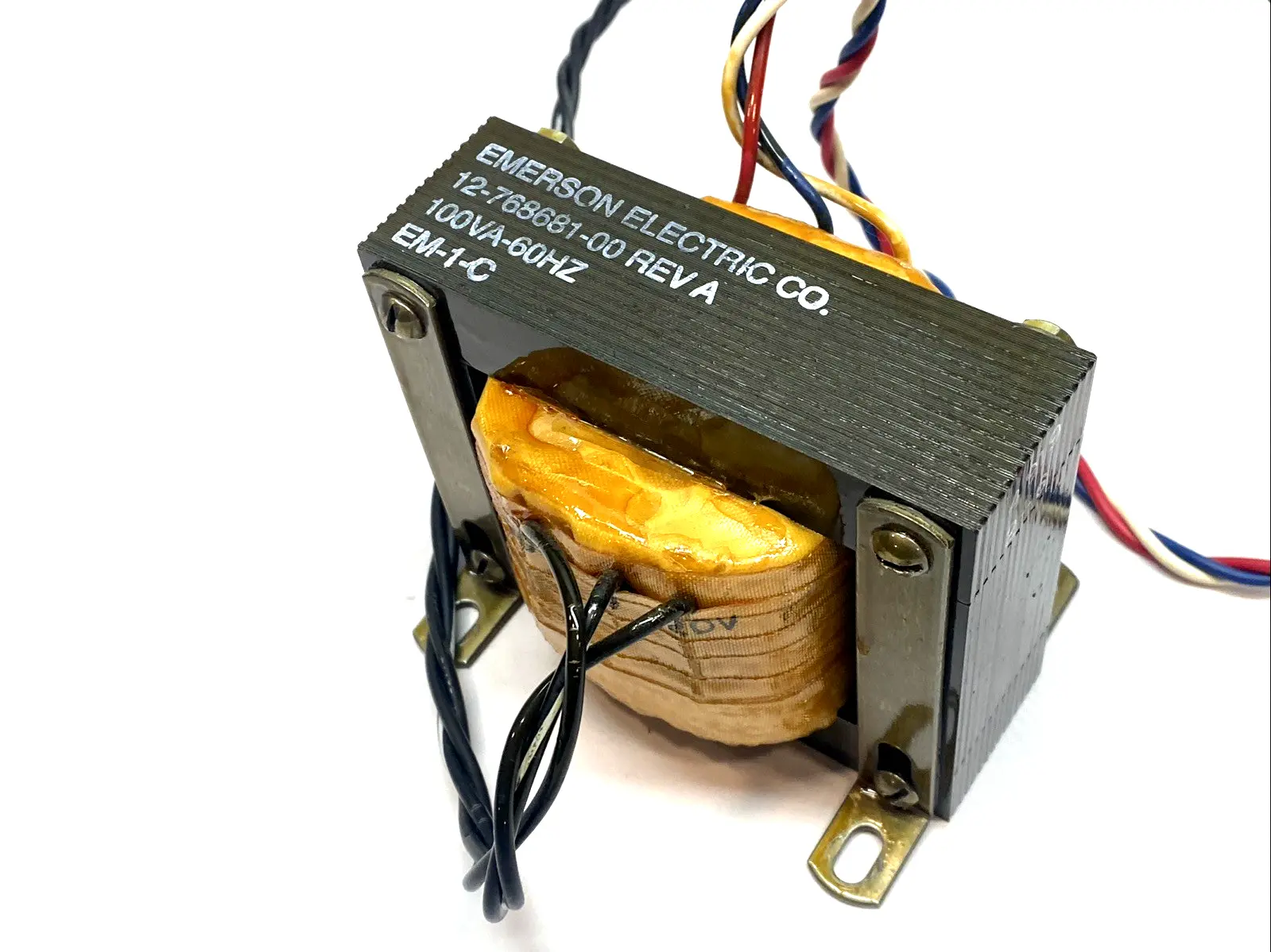 USED EMERSON CONTROL TRANSFORMER 100VA 60HZ EM-1-C
