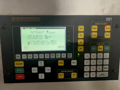 20,000# X 74" X .125" MINSTER Servo Feedline