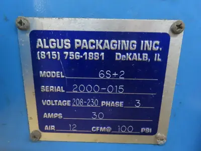 ALGUS 6S +2 1216 Used Blister Sealers | PlastiMach Corp (3)