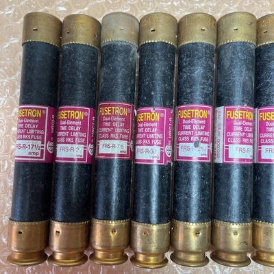 NEW🚨TOOL CRIB SPECIAL! Large Lot Of (15) Bussman FRS & FRN FuseTron Fuses!🇺🇸