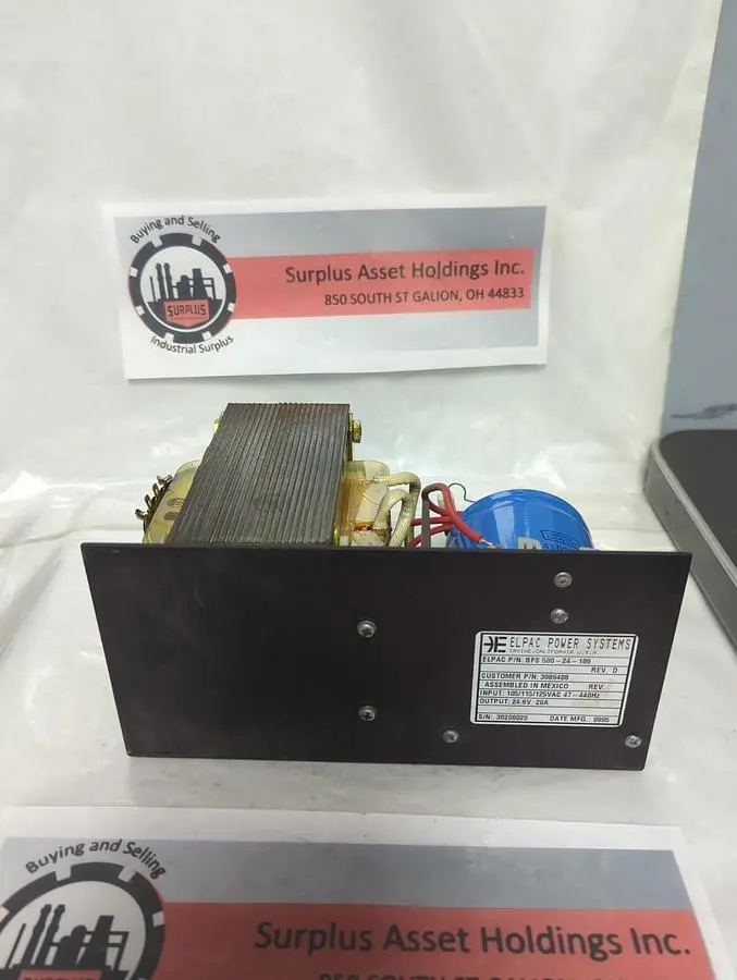 Used ELPAC BFS-500-24-109 Industrial Controls Ohio US | Surplus Asset Holdings #1455589