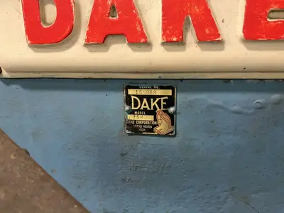 Used DAKE 75H H-Frame Presses Ohio US | HGR 24 #1518149