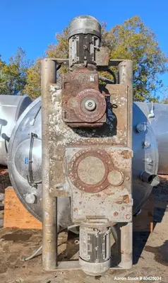 Used DCI Twin Motion Kettle, 3,000 Gallon | 316 Stainless Steel | Jacketed 150 PSI | Twin Agitators with Scrapers | Built 2007 | NB# 6749