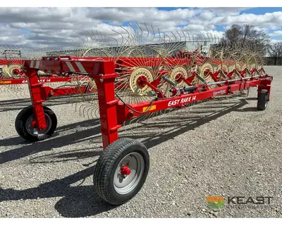 Used FARM KING TVR14 - 14 WHEEL Hay Rakes Iowa US | Keast Enterprises #1360467