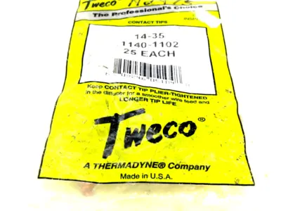 NEW TWECO 25 PCS 1140-1102 CONTACT TIPS 11401102