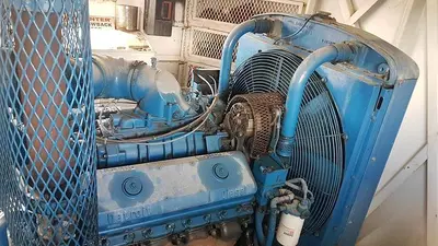 USED NATIONAL JWS-300L 4X5 TRIPLEX WELL SERVICING REVERSING MUD PUMP PACKAGE