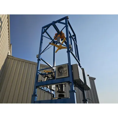 Surplus Material Transfer 4000 LB Bulk Bag Discharger Unloader food grade