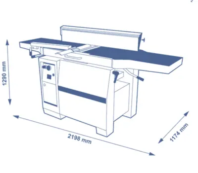 SCM minimax fs 41es 16″ Jointer Planer (1-Phase & 3-Phase)