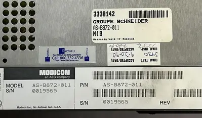 USED MODICON AS-B872-011
