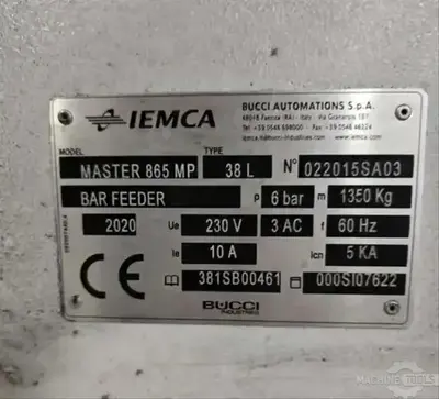 USED 2020 IEMCA USA MASTER 865 MP