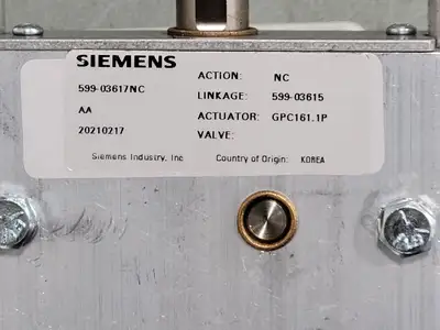 USED 2021 SIEMENS 599-03617NC