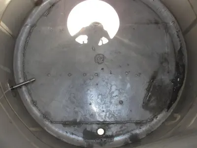 SPC6676  Tank 1000 gallon vertical tank, Stainless Steel, flat