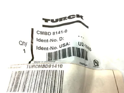 NEW TURCK ETHERNET FIELD WIREABLE M12 5-PIN CONNECTOR