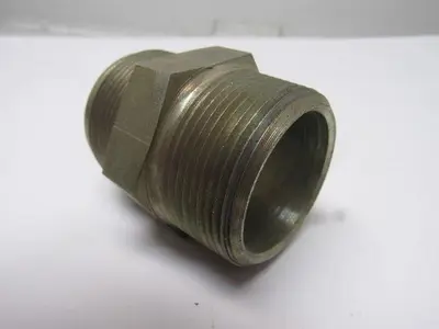 Male 37 Degree 24 JIC x 1-1/2"NPT Male NPT Steel Adapter Fitting
