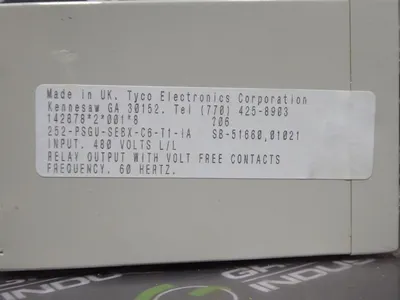 Crompton Instruments 252-PSGU Time Delay Relay Used