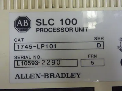 USED ALLEN BRADLEY 1745-LP101 SER D