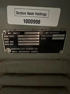 Used CONTROLLED POWER _UNKNOWN_ Transformers | Surplus Asset Holdings #1203140