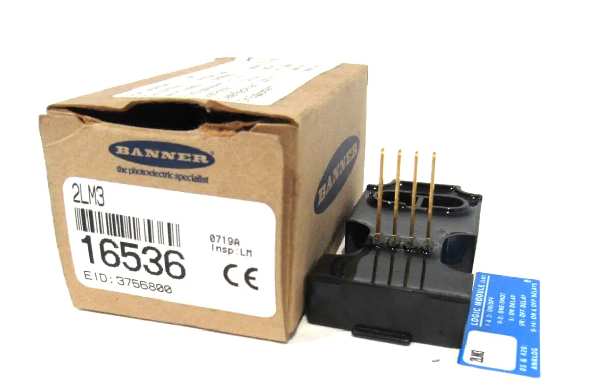 NEW BANNER ENGINEERING 2LM3 LOGIC MODULE 16536