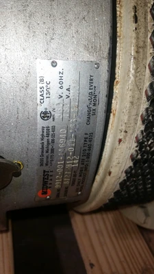 US Motors 20HP; 1180RPM; 460V; Frame: 326UD D01 99016441-001R-01