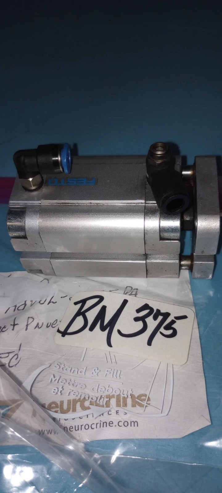 Used Festo Compact Pneumatic Cyclinder Parts (Hydraulics and Pneumatics) Arizona US | ASSET CONVERSION SPECIALISTS, INC. #1348201