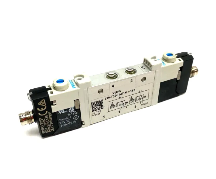 Used FESTO SOLENOID VALVE 2X3/2-WAY, MONOSTABLE 574356 Solenoid Valves | Maverick Industrial Sales #1101056