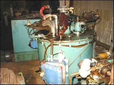 (2) ATM/De Laval Mark III 36 x 20 solid basket centrifuges, 316SS.