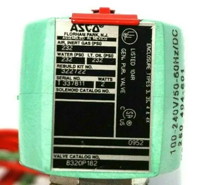 NEW ASCO 8320P182 SOLENOID VALVE
