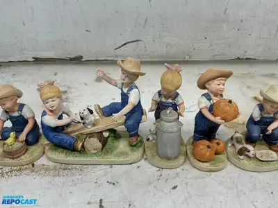 Lot of (11) Decorative Farm Figurines