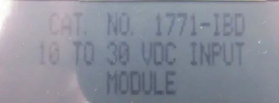 NEW ALLEN BRADLEY 1771-IBD INPUT MODULE 1771IBD