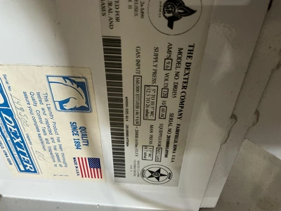 Used DEXTER DRH55 COMMERCIAL SINGLE-POCKET TUMBLER DRYER Residential Appliances Michigan US | Miedema Asset Management Group #1437180