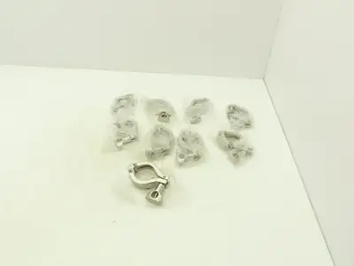 Dixson 13MHHM-DP100150 Sanitary Squeeze Clamp 1" to 1-1/2" Pipe Lot of 9
