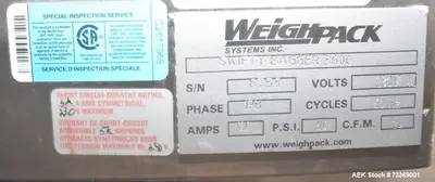 Used WEIGHPACK SYSTEMS SWIFTY 3600 Form & Fill Horizontal - Pre Made Bags Illinois US | Aaron Equipment #86704