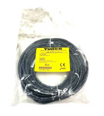 NEW TURCK ACTUATOR AND SENSOR CORDSET SINGLE ENDED