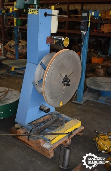 75 LB PA INDUSTRIES “SRWD2” REWIND REEL w/(2) SPOOLS - 3” STRIP WIDTH