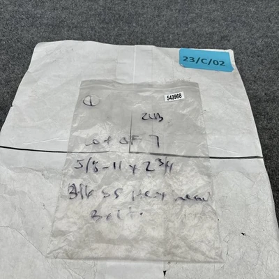 New | in-Stock Barnes 5/8-11 x 2-3/4" Bolts California US | Davliegogo LLC #1706364