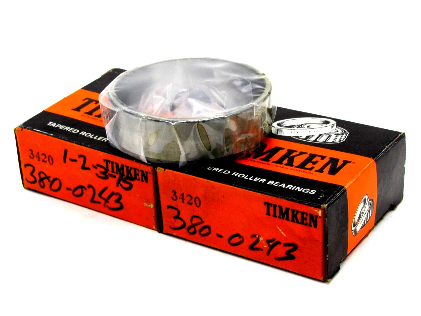 NEW LOT OF 2 TIMKEN 3420 TAPERED ROLLER BEARINGS