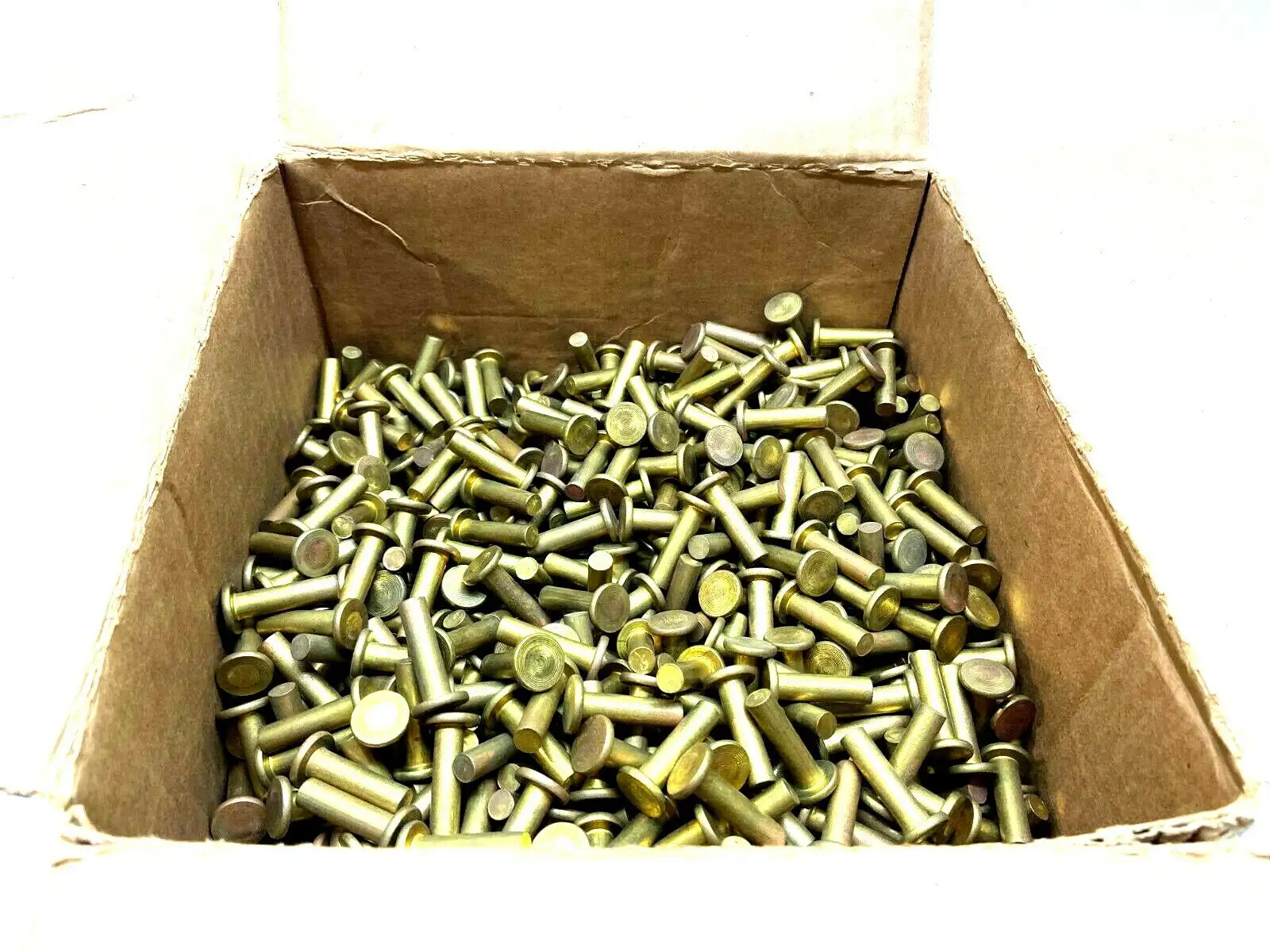 5/16" Dia 1-1/8" Long Solid Flat Head Rivet LOT OF 1000 APPROX - New Other