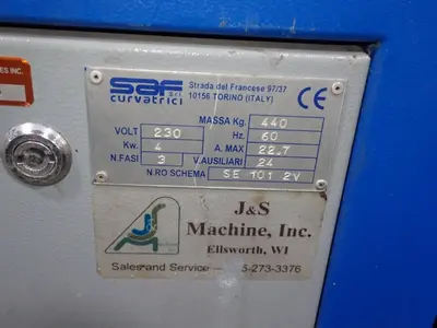 USED 1999 SAF CURVATRICI DS 60 HV
