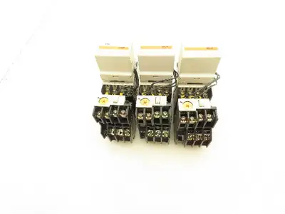 Fuji Electric TR-0N Contactor Overload Relay 110V Coil Assembly Lot of 3