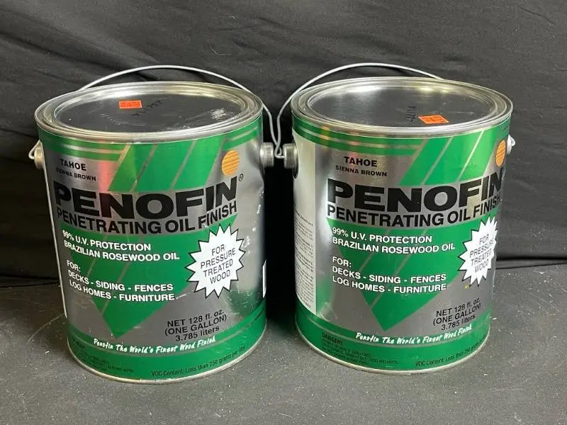 Penofin Exterior Penetrating Oil Finish - Brazilian Rosewood Oil - 1 gal - Tahoe Sienna Brown